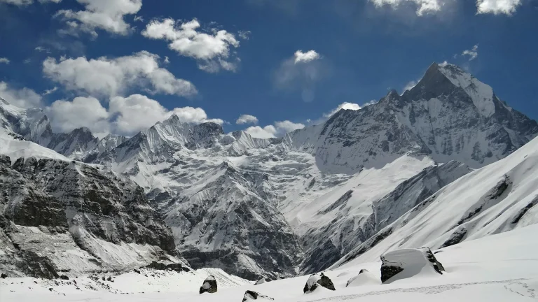 Annapurna Base Camp View on Spring