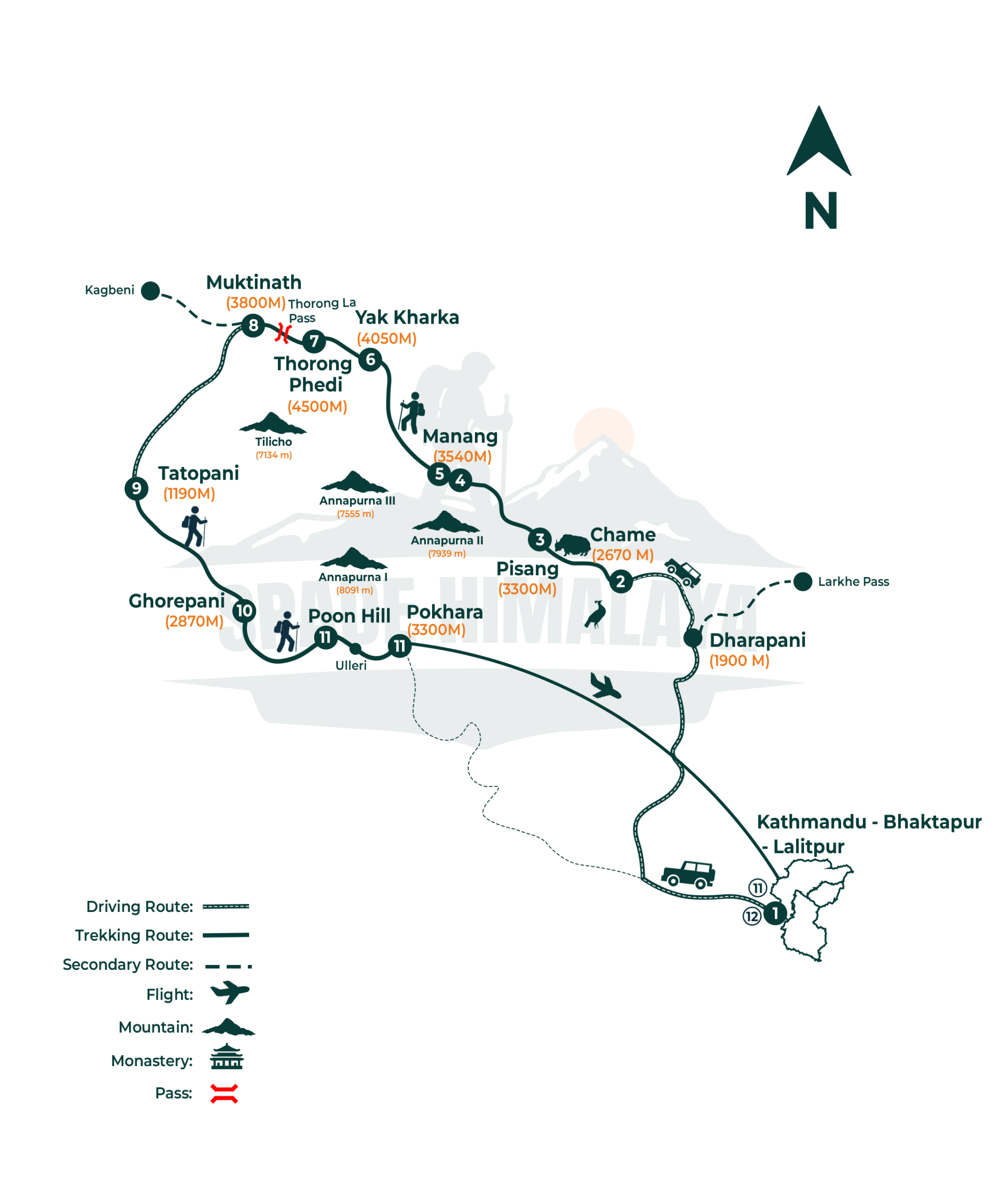 Annapurna Circuit Trek Route Map 12 Days, Trek Cost, Itinerary, Season, Annapurna Circuit Trek in Nepal 2026/2027