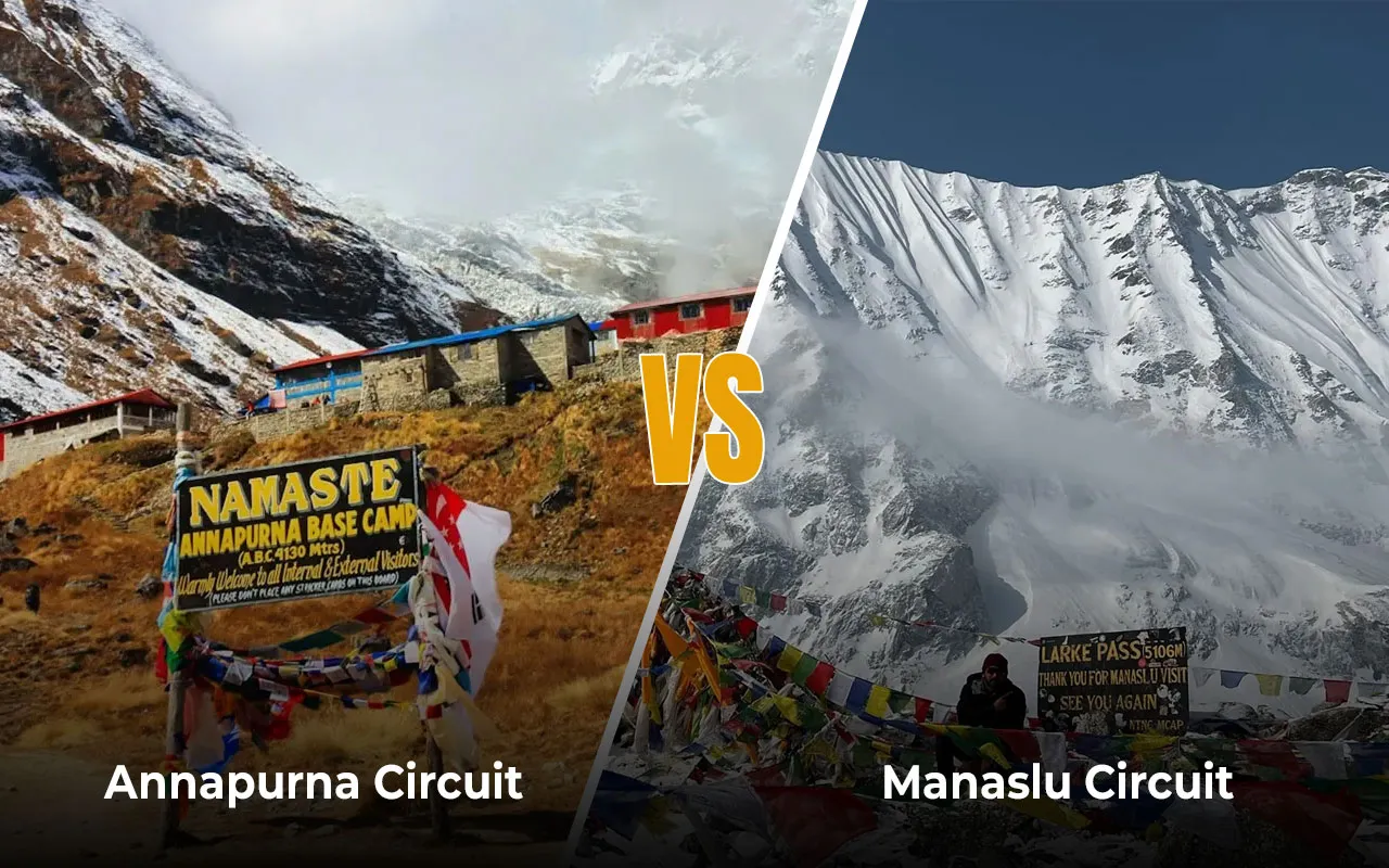 manaslu vs annapurna circuit