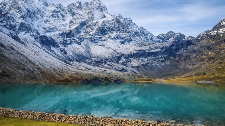 Beautiful Gokyo Lake View in winter