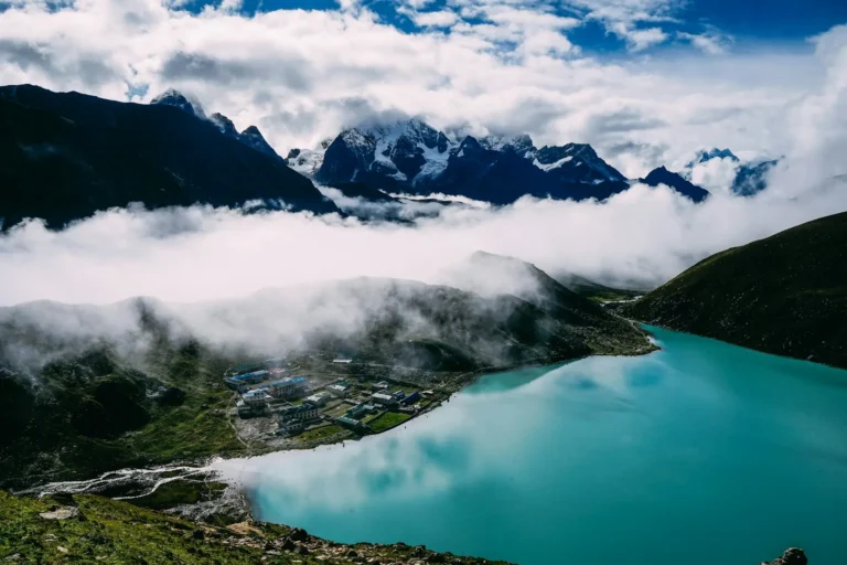 Arial View of gokyo Lake