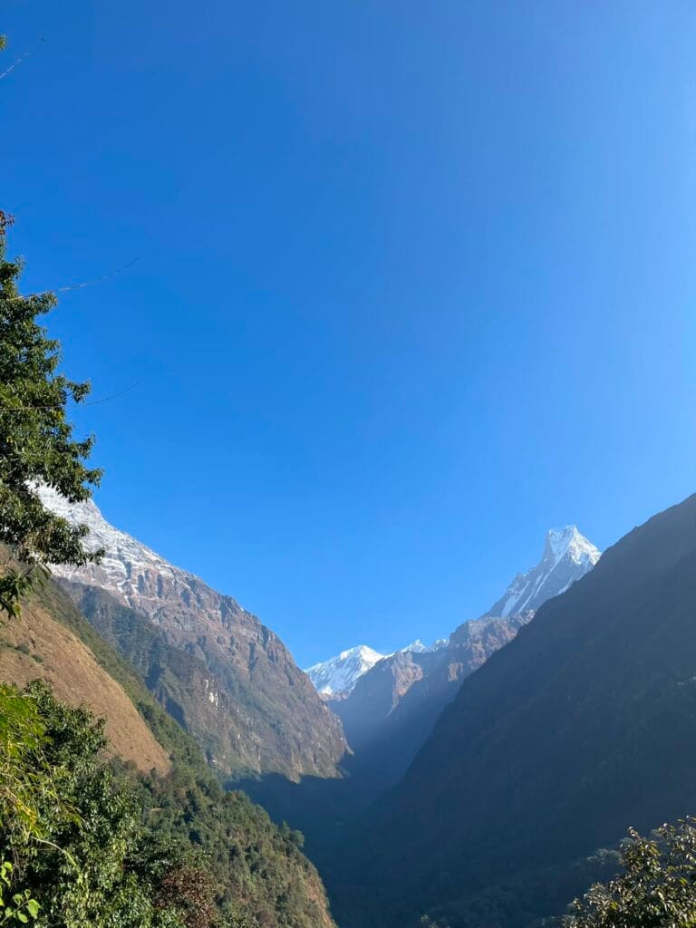 Landscape in the Annapurna Conservation Area