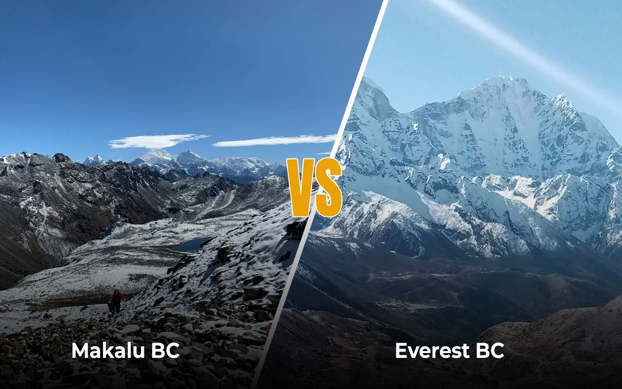 makalu vs everest base camp