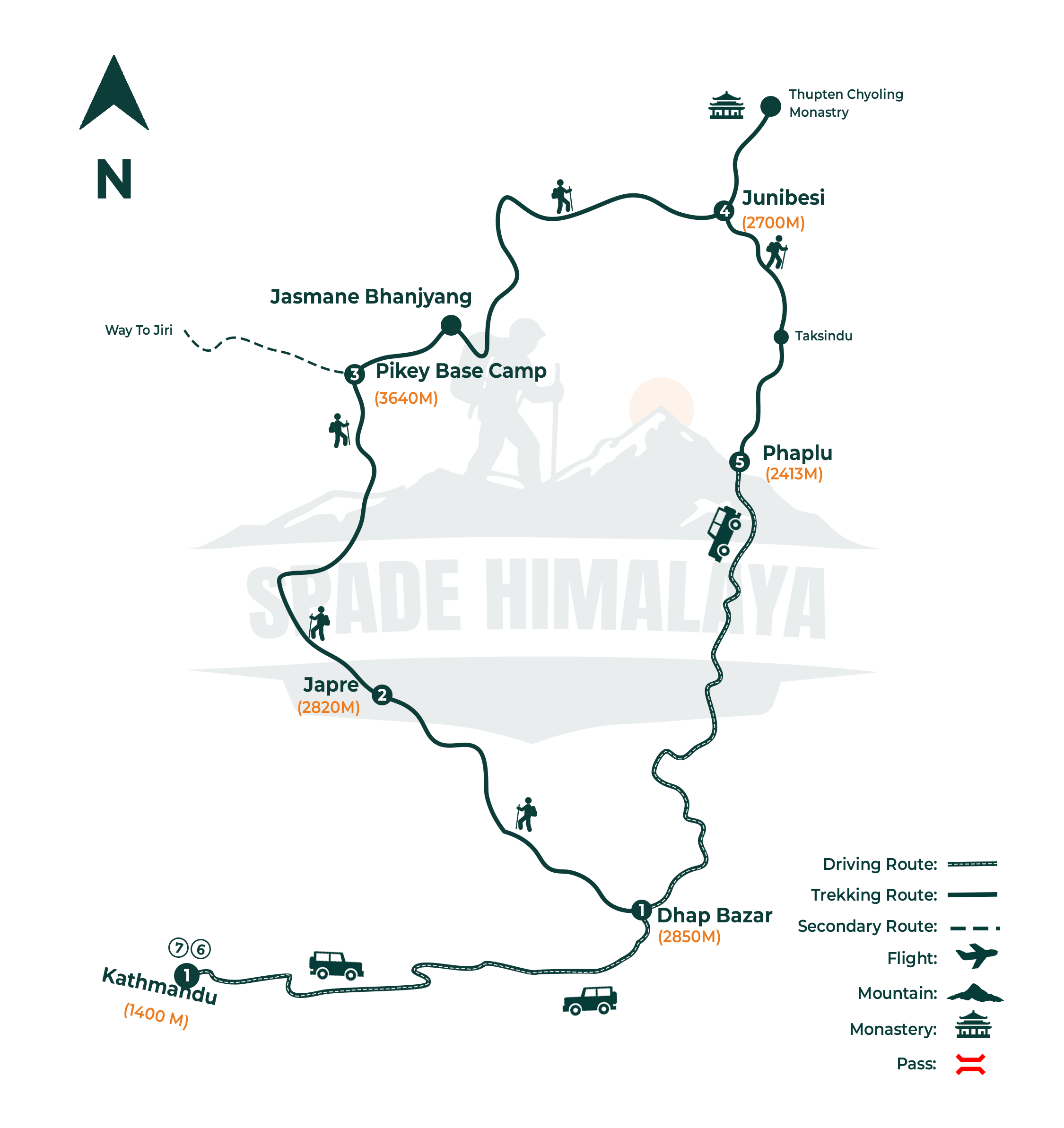 Pikey Peak Trek Map 7 Days, Route Map, Cost, Itinerary, Season 2026/2027