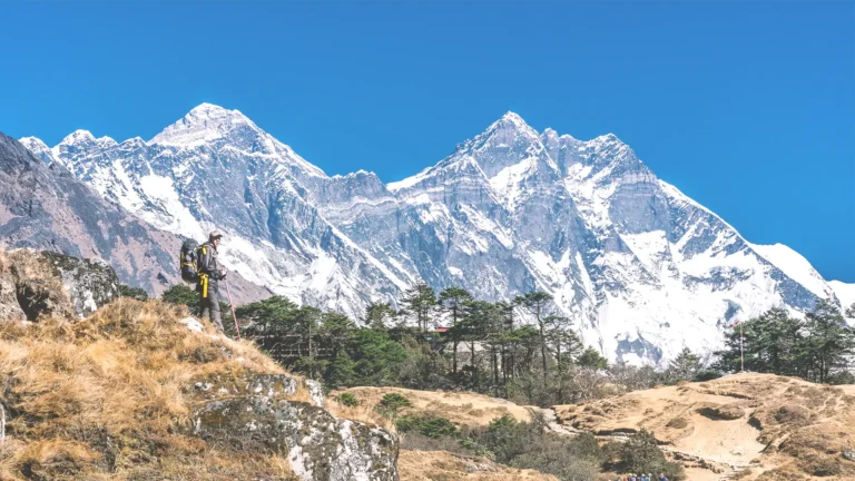 On the way to Hotel Everest View