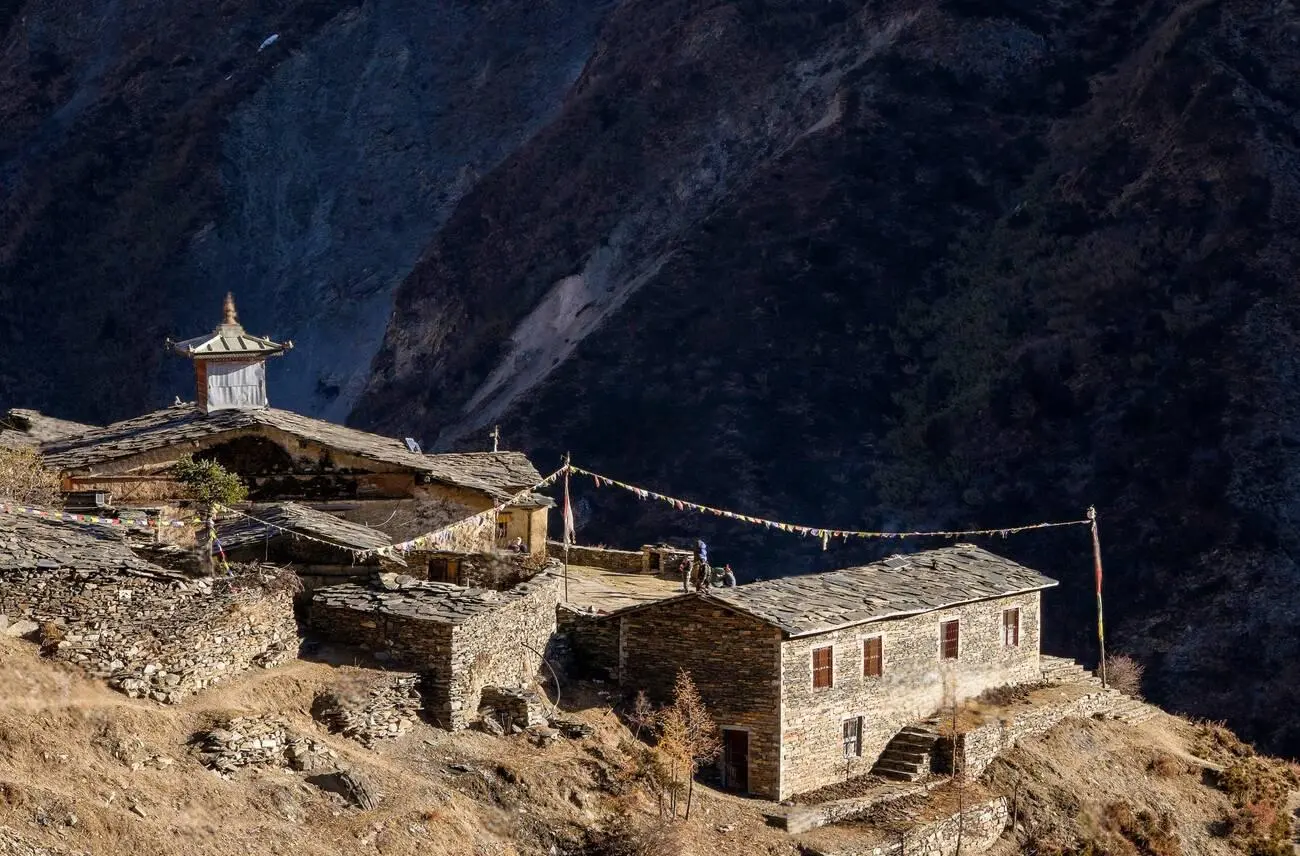 Mu Gompa monastery Tsum Valley Trek